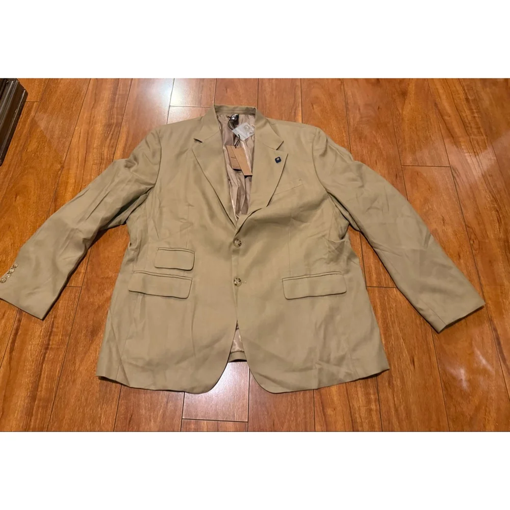 Men's PJ PAUL JONES Beige Sport Coat Blazer 2XL